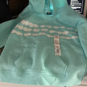 Girls S (7) SO Favorite Fleece Pullover Hoodie NWT, Supersoft, cozy & pretty!